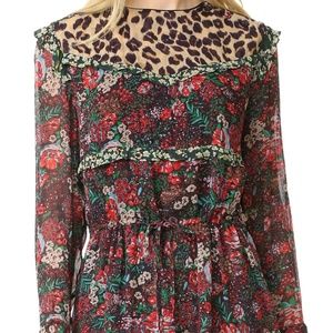 Scotch & Soda/Maison Scotch Mixed Print Dress